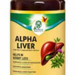 Alpha Liver Capsules herbal liver support supplement bottle with 60 capsules for liver health and digestive wellness