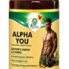 Alpha You Capsules herbal supplement bottle with 60 capsules for energy, stamina, muscle strength and physical performance support