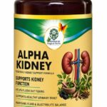 Alpha Kidney Capsules herbal supplement bottle with 60 capsules for kidney health and urinary tract wellness support